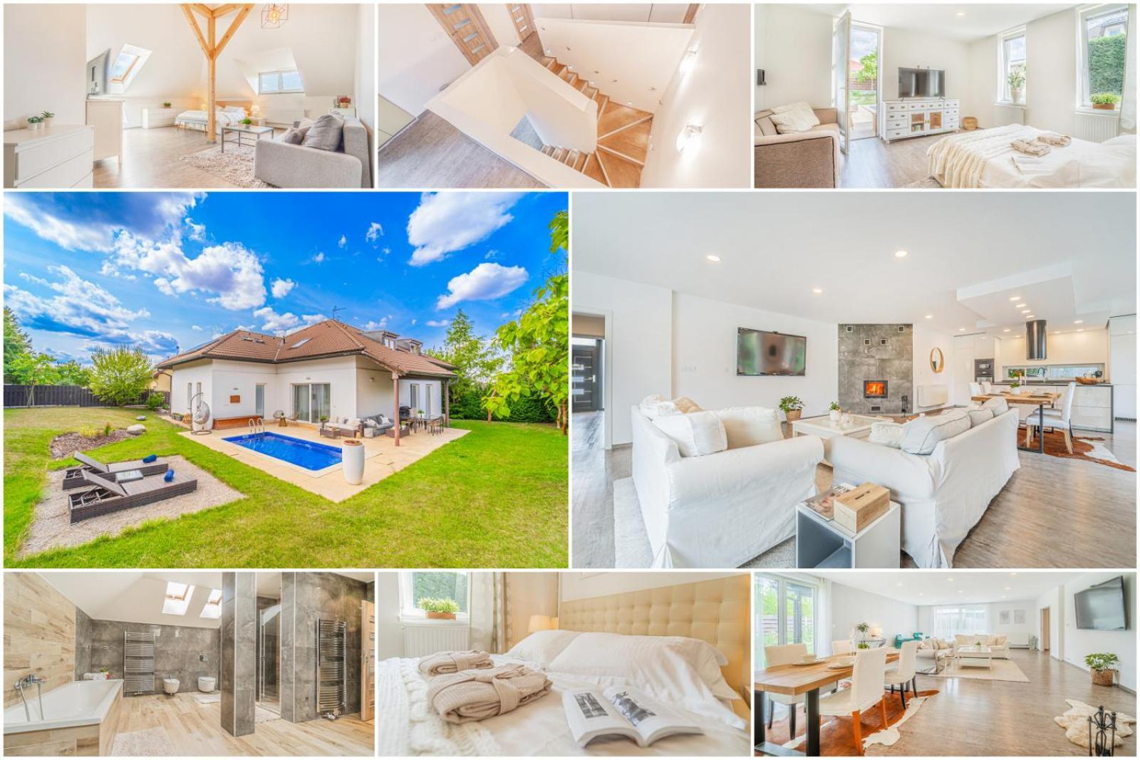 Vila Sara S Bazenem A Infrasaunou Na Kraji Prahy Zbuzany ภายนอก รูปภาพ